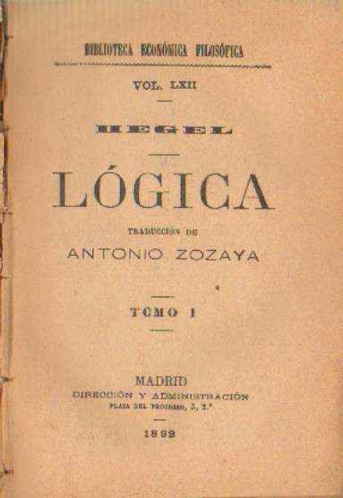 LOGICA (CUATRO TOMOS EN UN VOLUMEN)