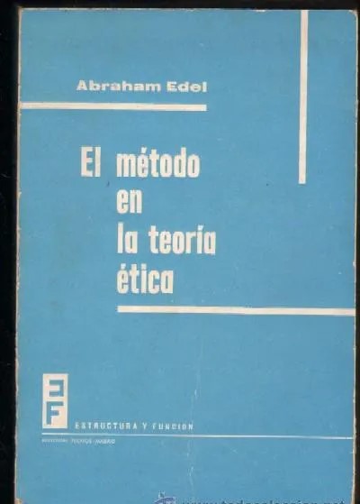 EL METODO EN LA TEORIA ETICA