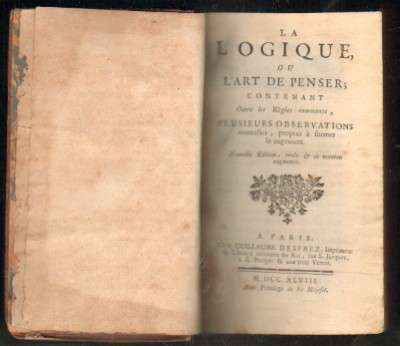 LA LOGIQUE OU L'ART DE PENSER