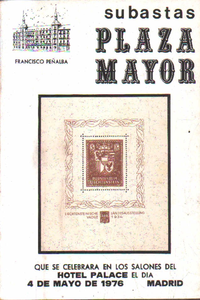 SUBASTA PLAZA MAYOR. 4 DE MAYO 1976.