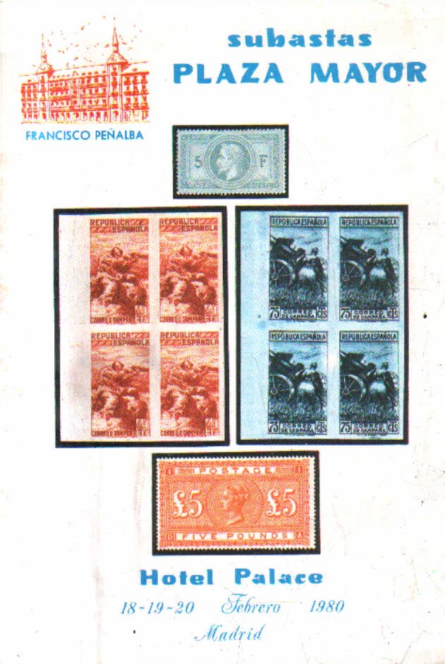 SUBASTA PLAZA MAYOR. 18-19-20. FEBRERO 1980.