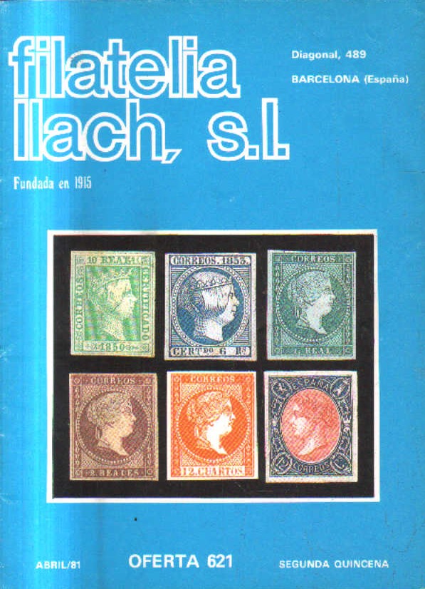 FILATELIA LLACH, S.L. ABRIL /81.OFERTA 621. SEGUNDA QUINCENA.