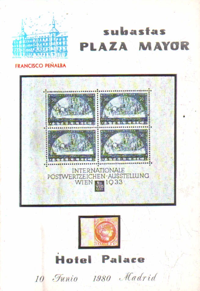 SUBASTA PLAZA MAYOR. 10 DE JUNIO 1980.