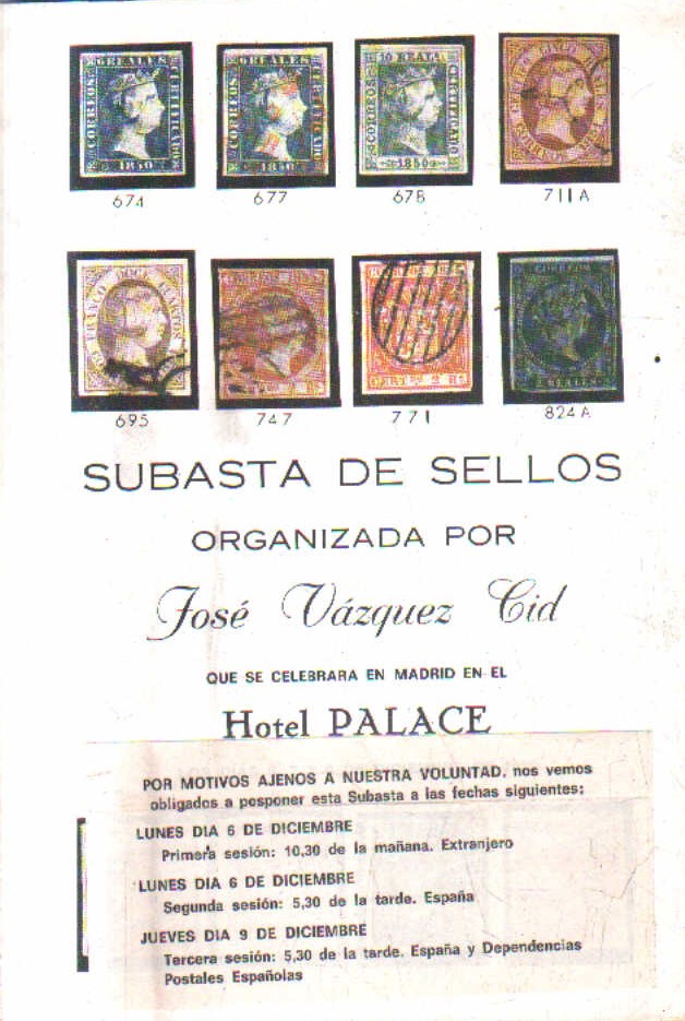 SUBASTA DE SELLOS.