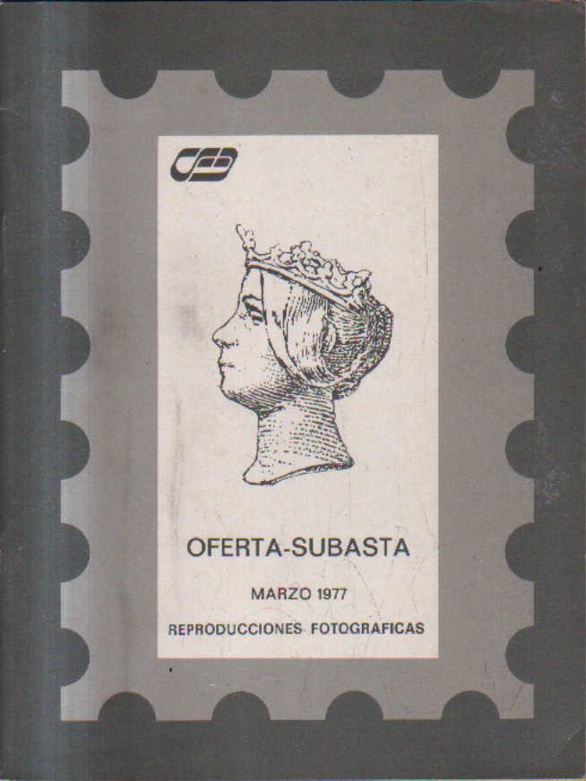 OFERTA SUBASTA. MARZO 1977. REPRODUCCIONES FOTOGRAFICAS.