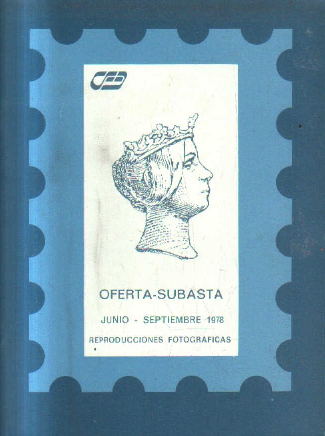 OFERTA SUBASTA. JUNIO-SEPTIEMBRE 1978. REPRODUCCIONES FOTOGRAFICAS.