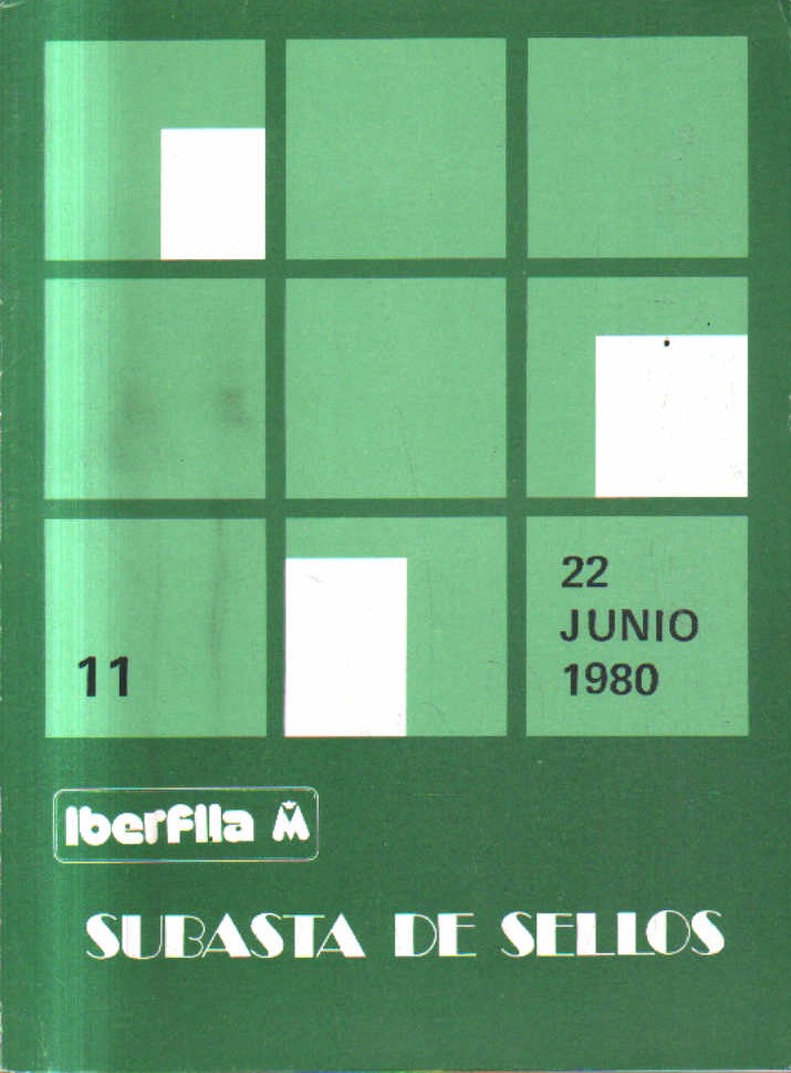 22 DE JUNIO 1980. SUBASTA DE SELLOS.