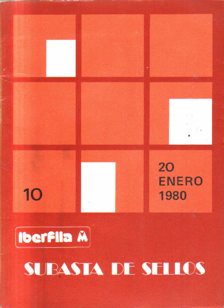 20 DE ENERO 1980. SUBASTA DE SELLOS.