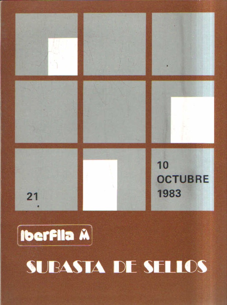 10 DE OCTUBRE 1983. SUBASTA DE SELLOS.