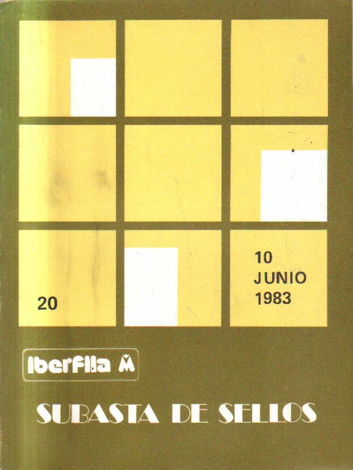 10 DE JUNIO 1983.  SUBASTA DE SELLOS.