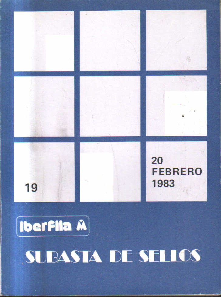 20 DE FEBRERO 1983.  SUBASTA DE SELLOS.