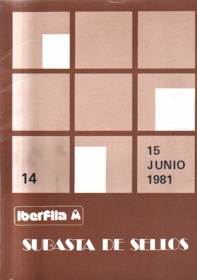 15 DE JUNIO 1981. SUBASTA DE SELLOS.
