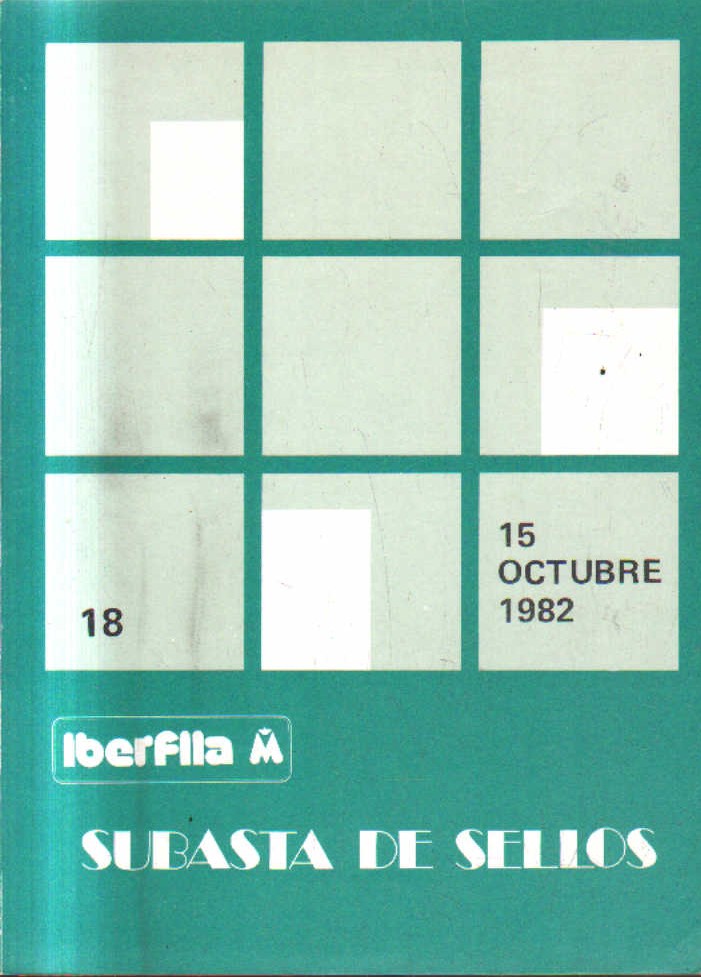 15 DE OCTUBRE 1982. SUBASTA DE SELLOS.