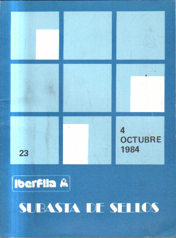 4 OCTUBRE 1984. SUBASTA DE SELLOS.