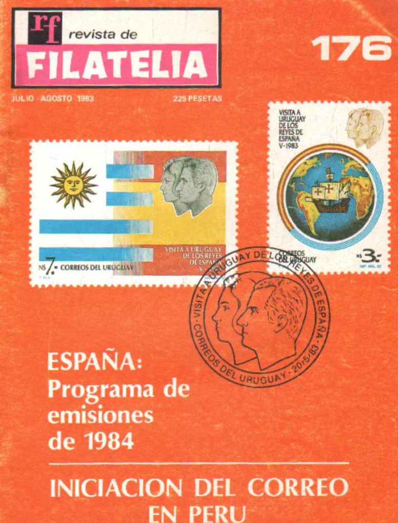 REVISTA DE FILATELIA. NÚMERO 176. JULIO-AGOSTO 1983