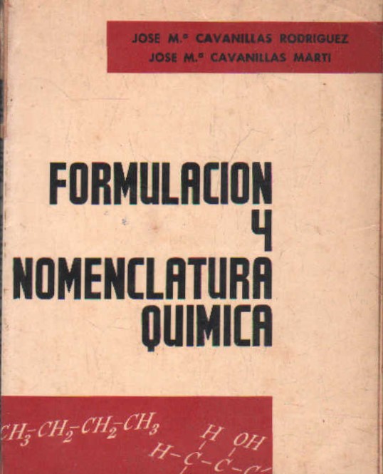 FORMULACIÓN Y NOMENCLATURA QUÍMICA