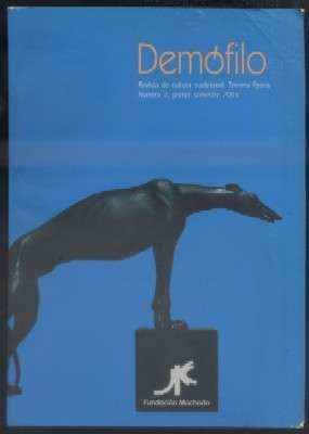DEMÓFILO. REVISTA DE CULTURA TRADICIONAL,TERCERA ÉPOCA.Nº2,PRIMER SEMESTRE 2003