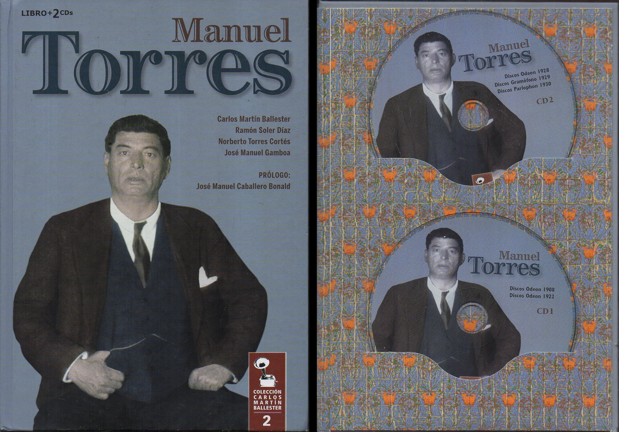 MANUEL TORRES (LIBRO + 2 CD) COLECCIÓN CARLOS MARTIN BALLESTER 2