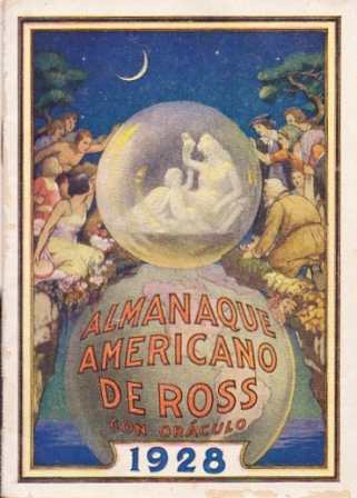 ALMANAQUE PANAMERICANO DE ROSS 1928 CON ORACULO.
