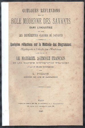 QUELQUES REFLEXIONS SUR LE ROLE MODERNE DES SAVANT DANS L'INDUSTRIE…