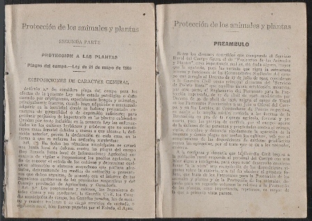 PROTECCION DE LOS ANIMALES Y PLANTAS  SEGUNDA PARTE - PREAMBULO