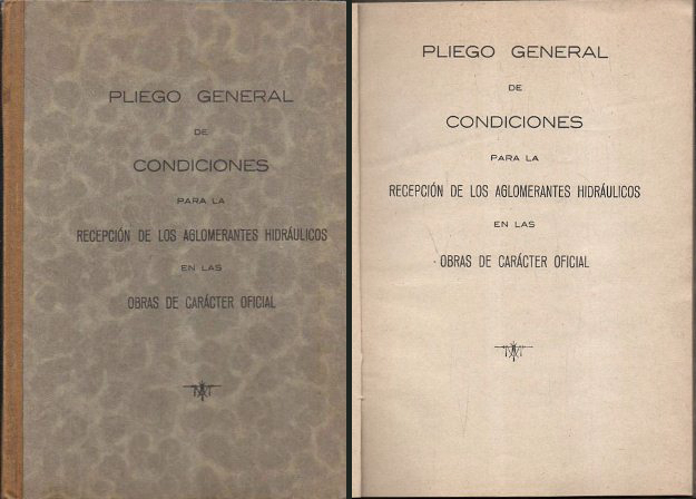 PLEGO GENERAL DE CONDICIONES PARA LA RECEPCION DE LOS AGLOMERANTES …
