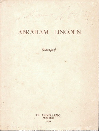 ABRAHAM LINCOLN (ENSAYOS)