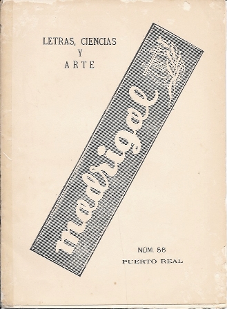 REVISTA MADRIGAL LETRAS Y ARTE NUMERO 56 AÑO 1953 PUERTO REAL