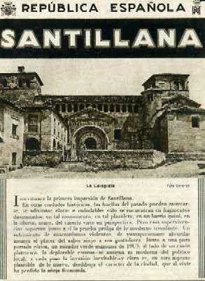 SANTILLANA. PATRONATO NACIONAL DEL TURISMO.