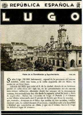 LUGO. PATRONATO NACIONAL DEL TURISMO.