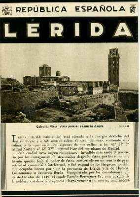 LERIDA. PATRONATO NACIONAL DEL TURISMO.