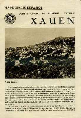 XAUEN. MARRUECOS ESPAÑOL. COMITÉ OFICIAL DE TURISMO-TETUAN.