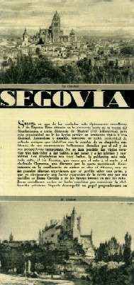 SEGOVIA. PATRONATO NACIONAL DE TURISMO.
