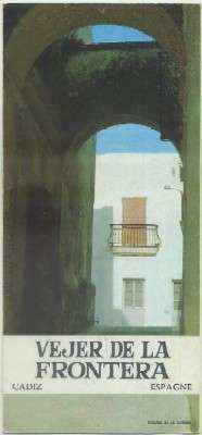 FOLLETO TURISTICO DE VEJER DE LA FRONTERA. CADIZ