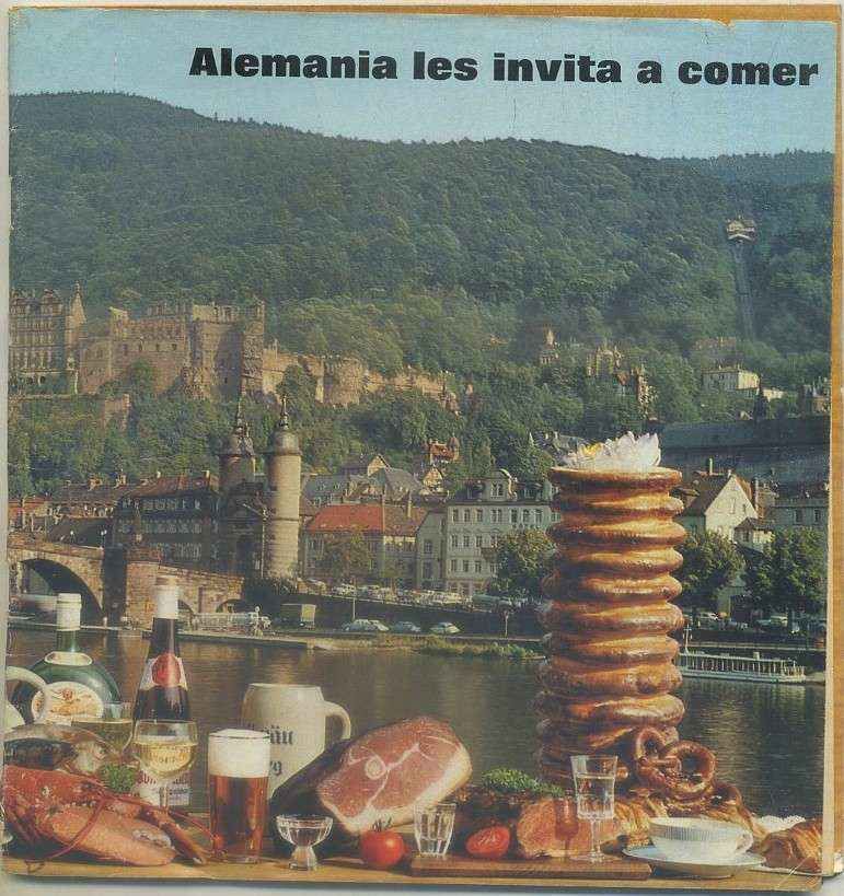 FOLLETO TURISTICO ALEMANIA LES INVITA A COMER