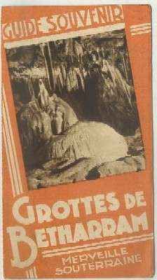 FOLLETO TURISTICO GUIDE SOUVENIR GROTES DE BETHARRAM