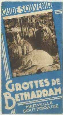 FOLLETO TURISTICO GUIDE SOUVENIR GROTES DE BETHARRAM
