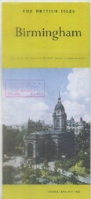 FOLLETO TURISTICO. THE BRITISH ISLES. BIRMINGHAM