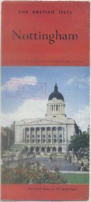 FOLLETO TURISTICO. THE BRITISH ISLES. NOTTINGHAM