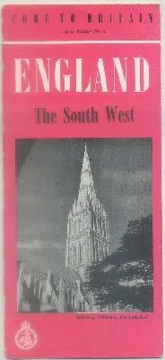 FOLLETO TURISTICO. COME TO BRITAIN. THE SOUTH WEST