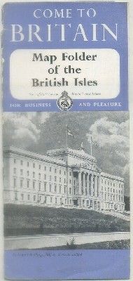 FOLLETO TURISTICO. COME TO BRITAIN. MAP FOLDER OF THE BRITISH