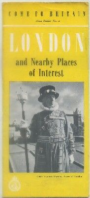 FOLLETO TURISTICO. LONDON. COME TO BRITAIN