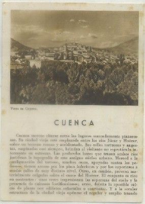 FOLLETO TURISTICO. CUENCA