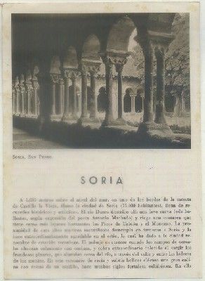 FOLLETO TURISTICO. SORIA