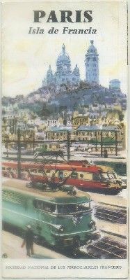 FOLLETO TURISTICO. PARIS ISLA DE FRANCIA