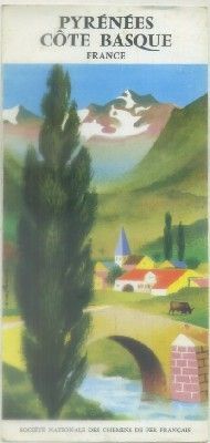 FOLLETO TURISTICO. FRANCE. PYRENEES COTE BASQUE