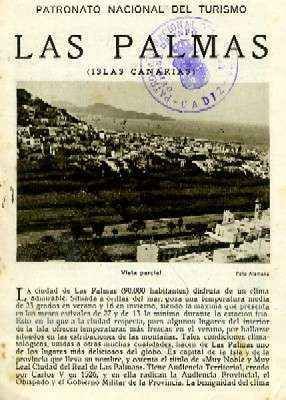 LAS PALMAS. PATRONATO NACIONAL DEL TURISMO.