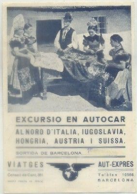 FOLLETO TURISTICO. EXCURUSIO EN AUTORCAR AL NORD D'ITALIA, HUNGRIA…