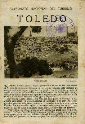 TOLEDO. PATRONATO NACIONAL DEL TURISMO.