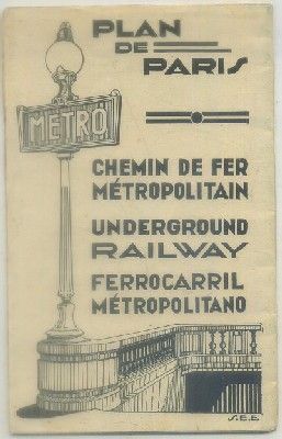 FOLLETO TURISTICO. FRANCE. PLAN DE PARIS. METRO